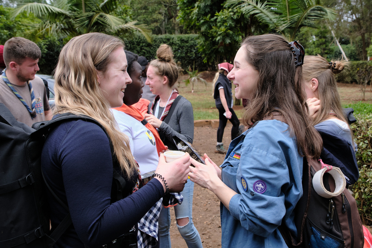 Offsite activities on the way back from Nyeri as part of the 1st Africa Rover Moot. We visited the Mau Mau Cave, an Italian Memorial and a coffee plantation.