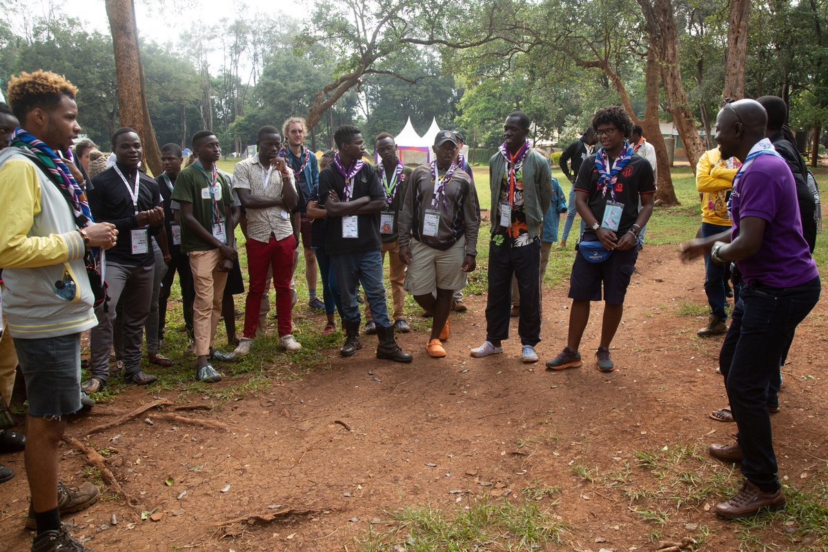 We planted some trees as an off-site activity during the 1st Africa Rover Moot.