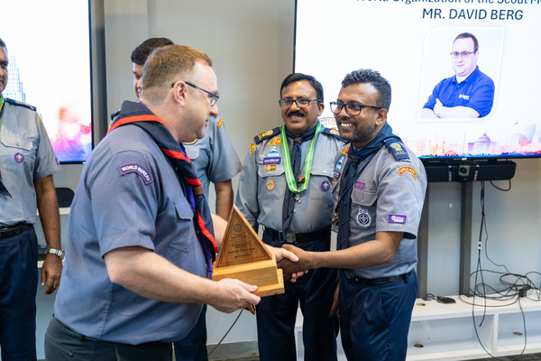 Sri Lanka Scout Association, 2nd commissioner's conference and educational tour, Malaysia. Opening ceremony at the World Scout Bureau, Kuala Lumput. Photo by Enrique Leon.
