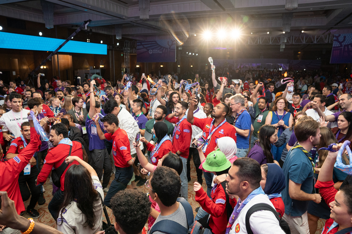 day 7, World Scout Conference, Cairo, 2024. Photo by Enrique Leon