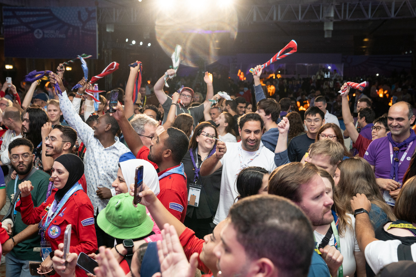 day 7, World Scout Conference, Cairo, 2024. Photo by Enrique Leon