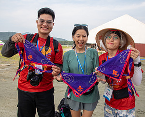 Prepping some scarf rings to swop at the WSJ2023! : r/scouting